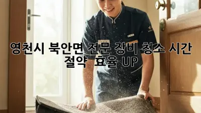 영천시 북안면 전문 장비 청소: 시간 절약 & 효율 UP!