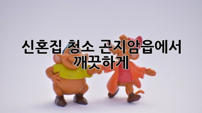 신혼집 청소, 곤지암읍에서 깨끗하게! ✨